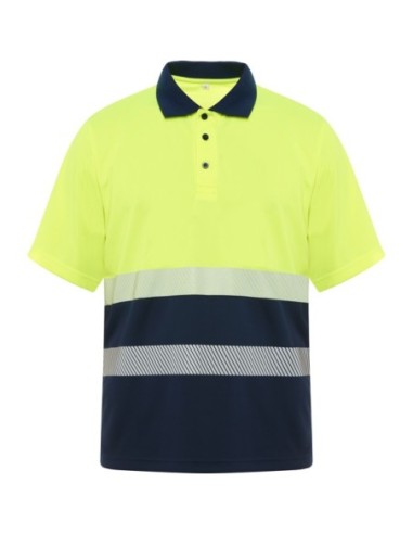 Polo Mc Vega  Marino Amarillo Fluor